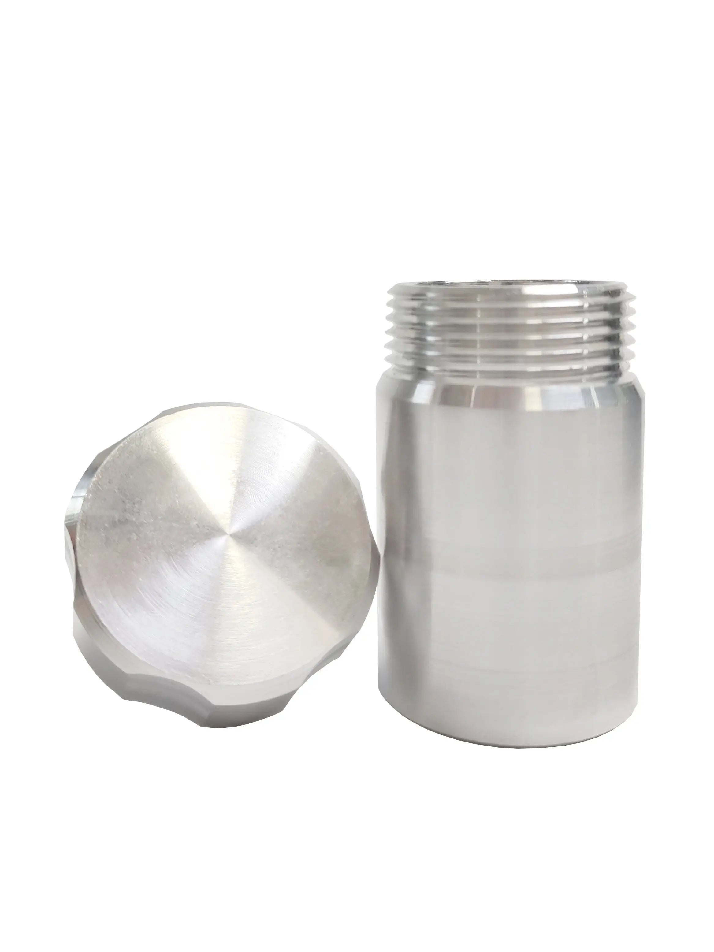 Aluminum Alloy Weld On Filler Neck Tank Spash-proof  38mm O.D W/ Cap Natural Racmoto