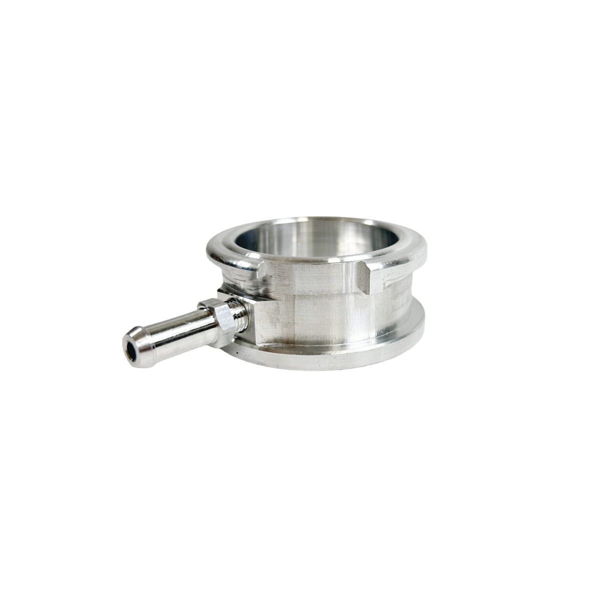 Aluminum Weld On Radiator Filler Neck 1.65 ID 42mm, OD 56mm Natural RACMOTO