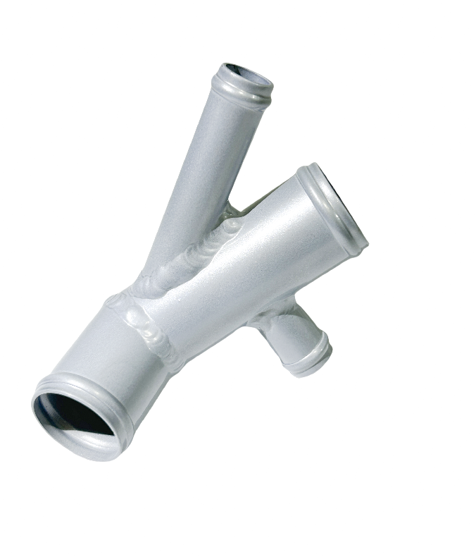 For Land Rover Discovery 2 1999-2004 Aluminum Tube 4-way Radiator Coolant Hose RACMOTO Auto Parts