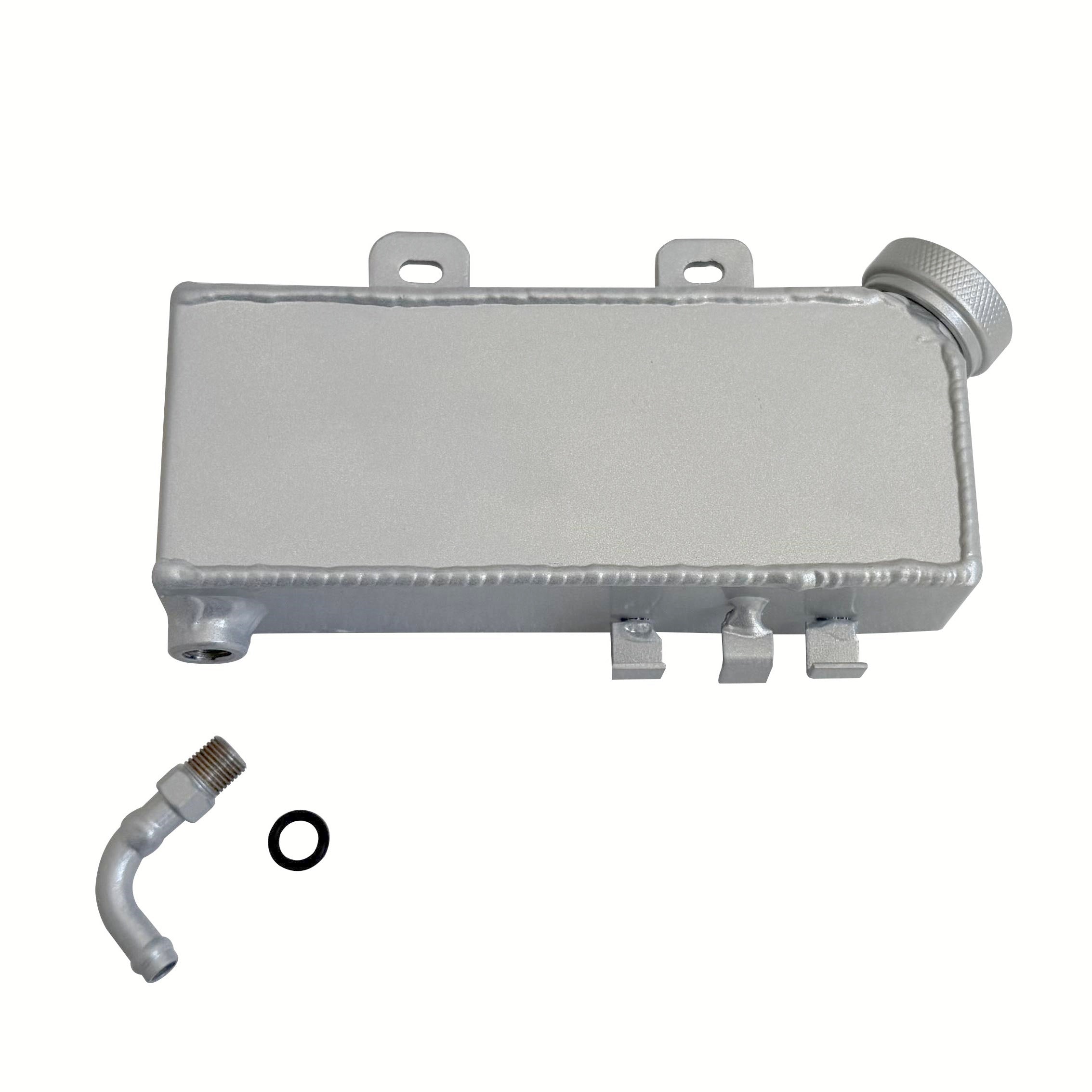 For POLARIS PREDATOR 500 Aluminum Radiator Coolant Overflow Tank Bottle W/Cap RACMOTO