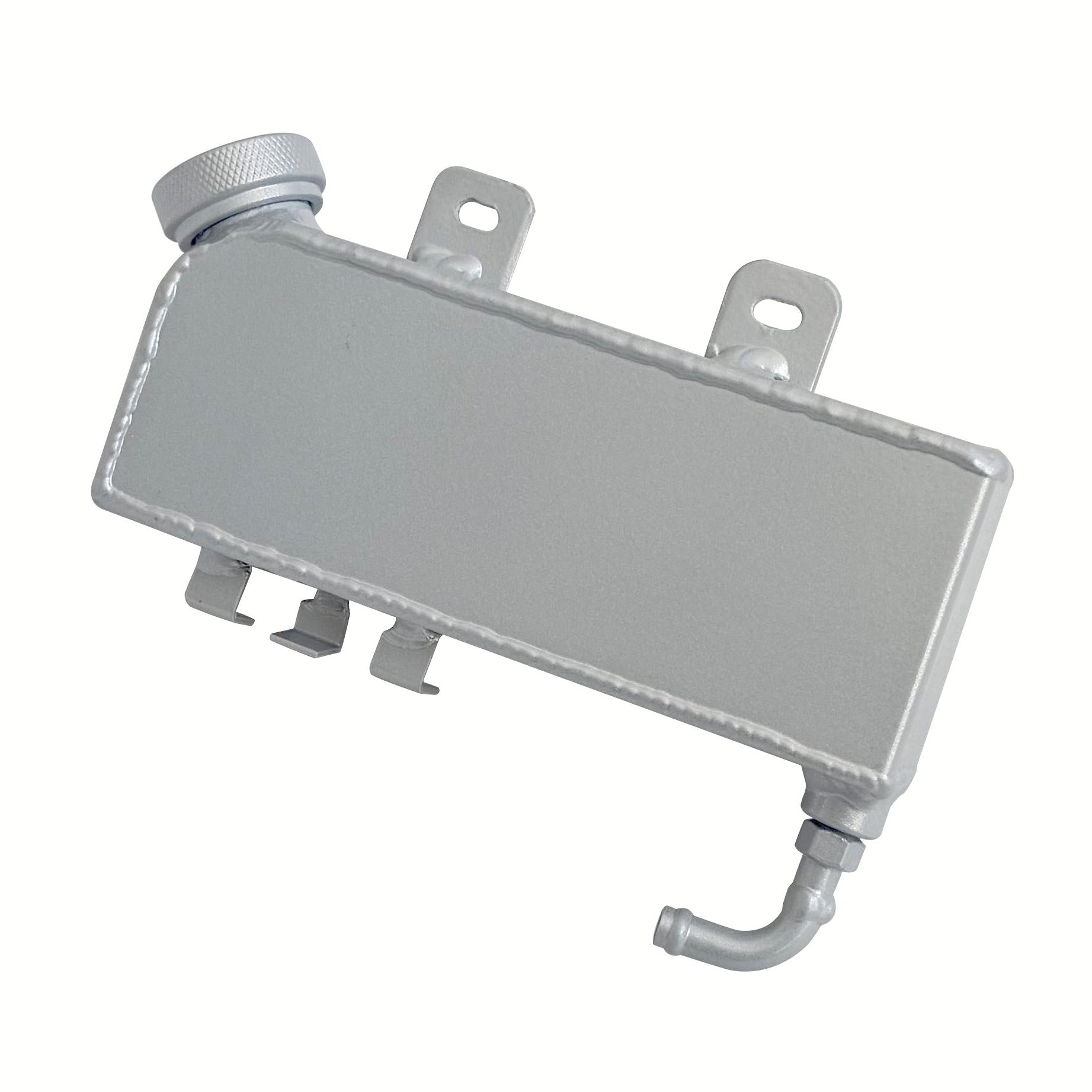 For POLARIS PREDATOR 500 Aluminum Radiator Coolant Overflow Tank Bottle W/Cap RACMOTO