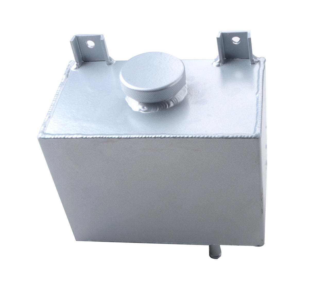 Universal 1.8L Aluminum Radiator Coolant Reservoir Overflow Expansion Tank Bottle RACMOTO