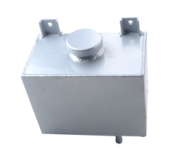 Universal 1.8L Aluminum Radiator Coolant Reservoir Overflow Expansion Tank Bottle RACMOTO