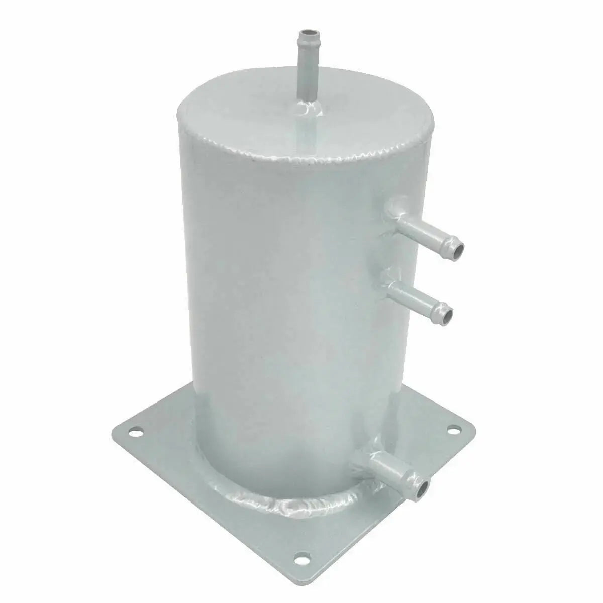 Universal Aluminium Fuel Swirl Tank Surge Pot 1.5l 8mm Pipes RACMOTO Auto Parts