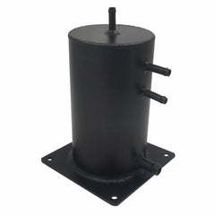 Universal Aluminium Fuel Swirl Tank Surge Pot 1.5l 8mm Pipes RACMOTO Auto Parts