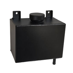 Universal Aluminum Radiator Coolant Reservoir Bottle Overflow Tank Black RACMOTO