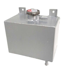 Aluminum Universal Coolant Radiator Overflow Radiator Expansion Header Tank 1.8L RACMOTO