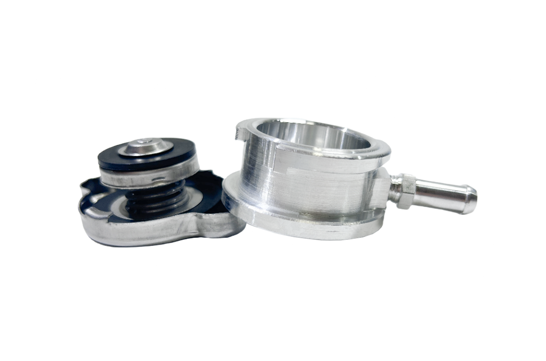 Weld On Radiator Filler Neck Billet Aluminum + 1 Free Radiator 2.0 Bar Cap RACMOTO