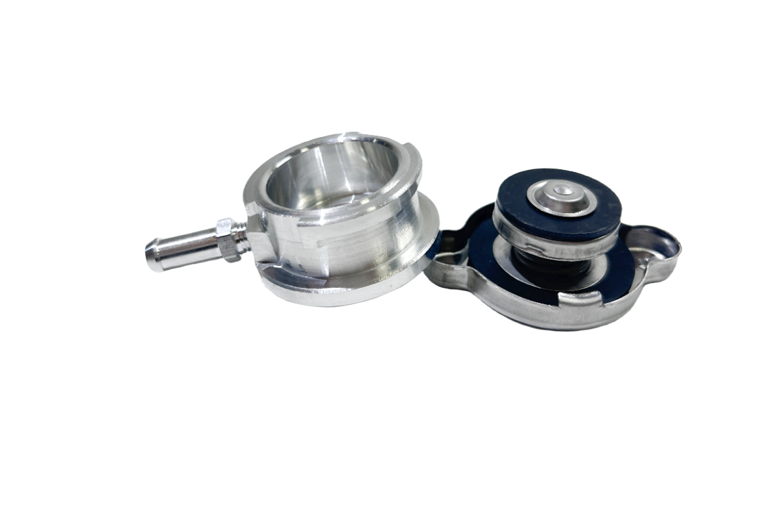 Weld On Radiator Filler Neck Billet Aluminum + 1 Free Radiator 2.0 Bar Cap RACMOTO