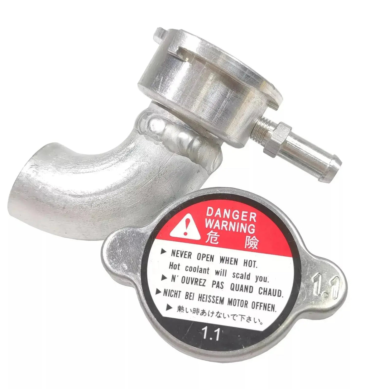 Filler Neck Weld On Aluminum 90 Degree Filler Neck Kit