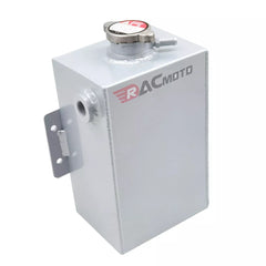 RACMOTO 2.5L Universal Aluminum Coolant Expansion Overflow Tank